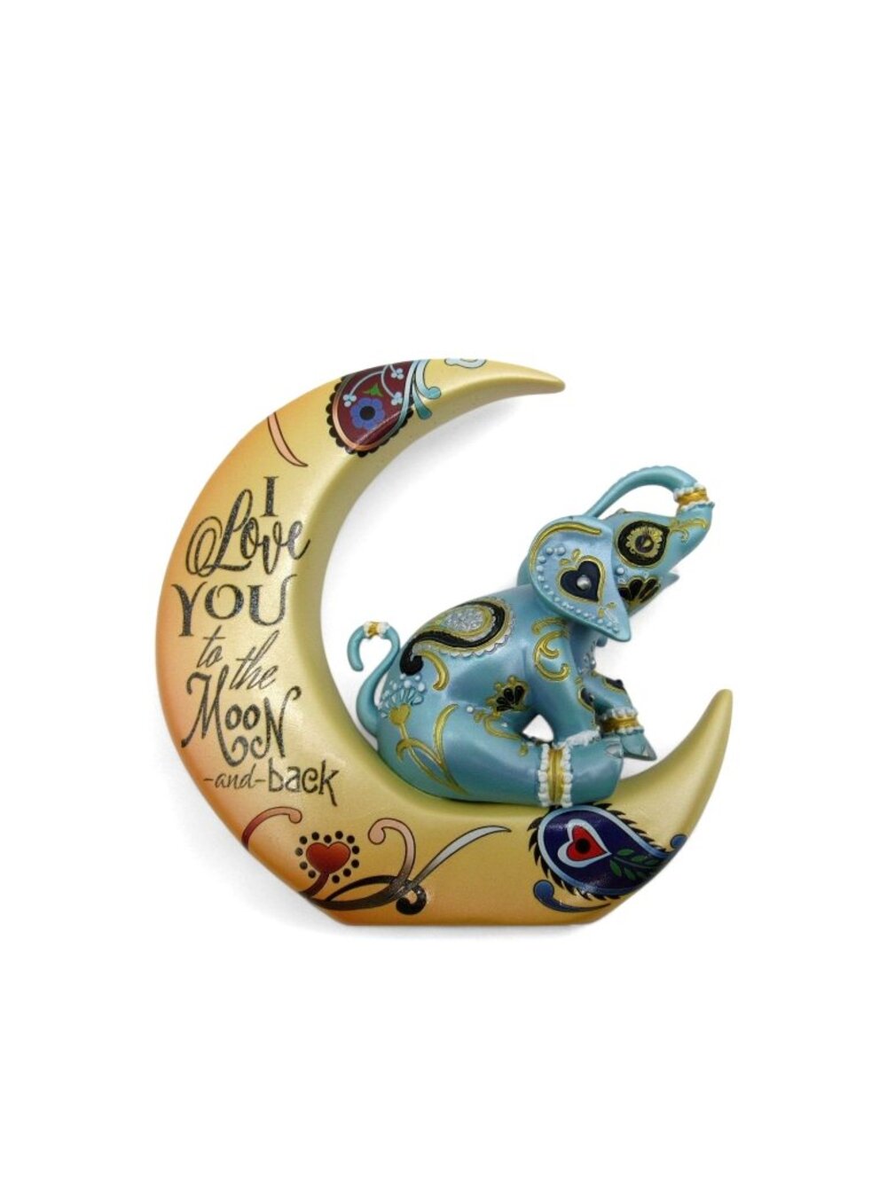 Hamilton Collection I Love You To The Moon And Back Blake Jensen Elephant Figure